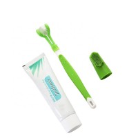 durable dog chew toys dog cleaning teeth toothbrush with toothpaste Factory Wholesale Natural Rubber Dental Care teeth cleaning